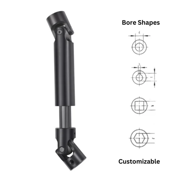 HZCD transmission telescopic double universal joint 90 degrees